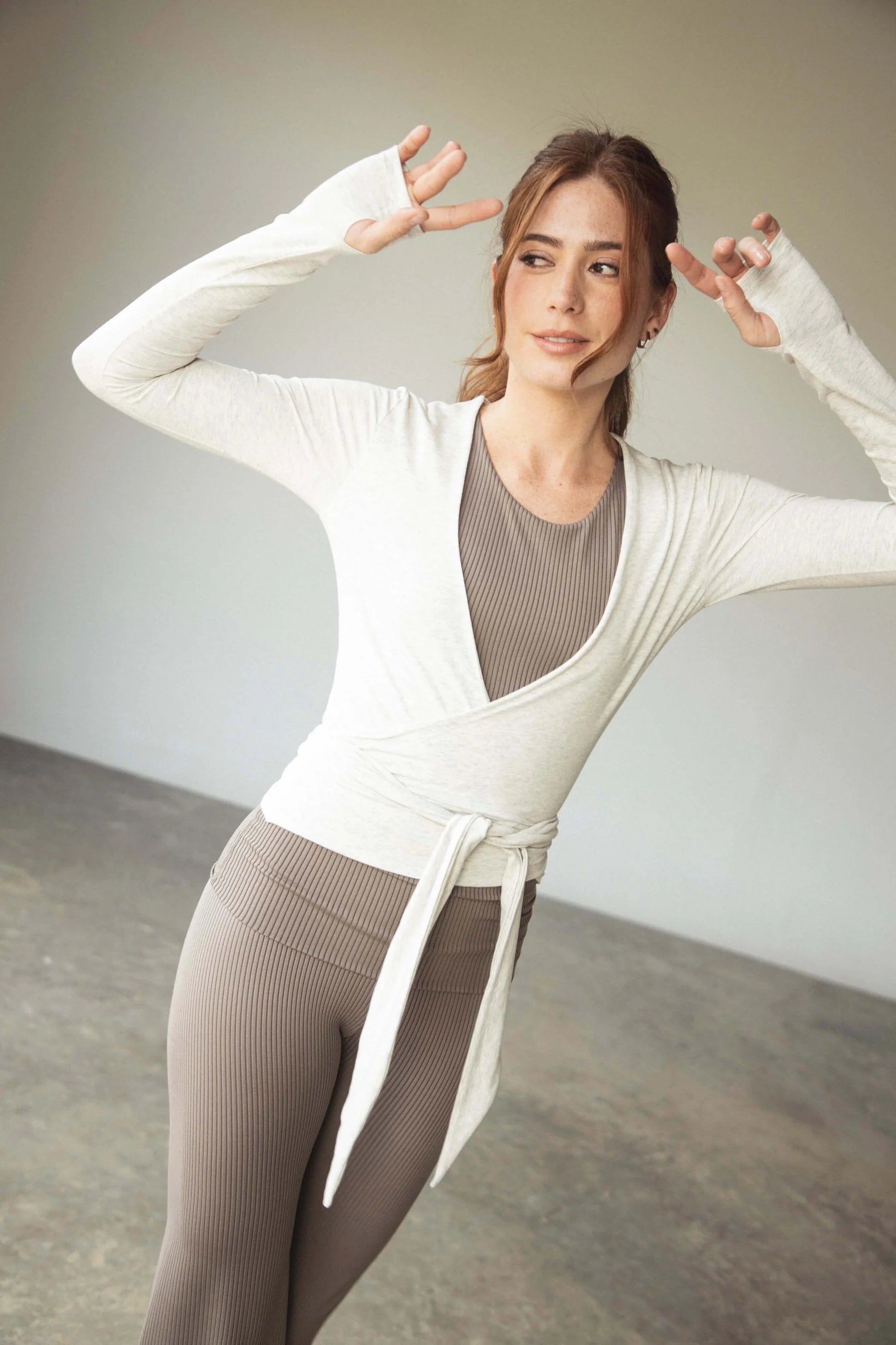 Buzo Wraped Gris Jasper