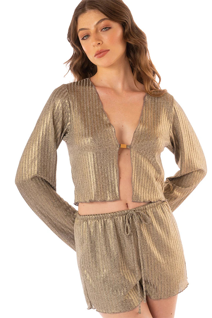 Short Kali Solid Golden La Villa