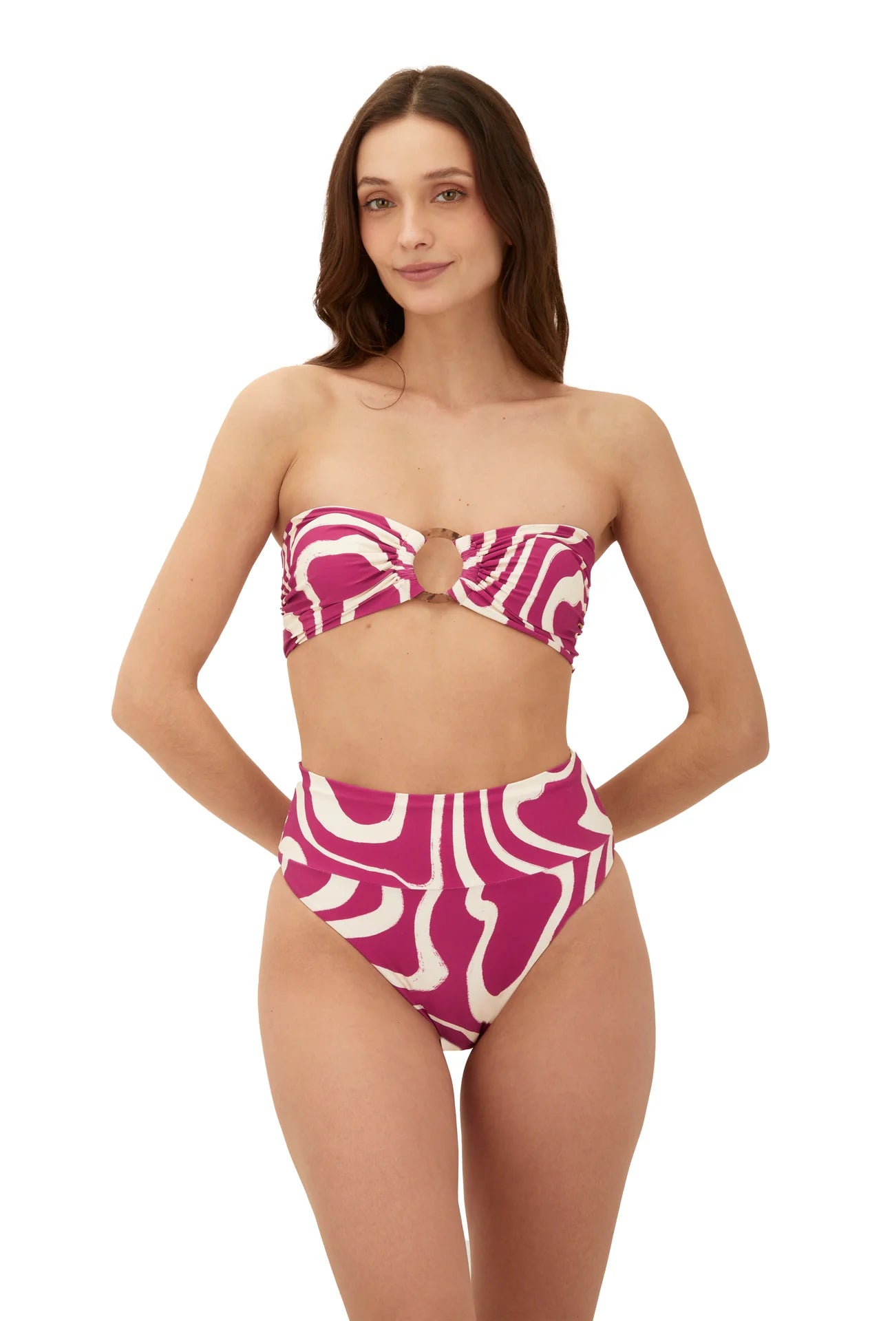 Cat Bandeau Top & Hella Cool Bottom Raspberrywirl