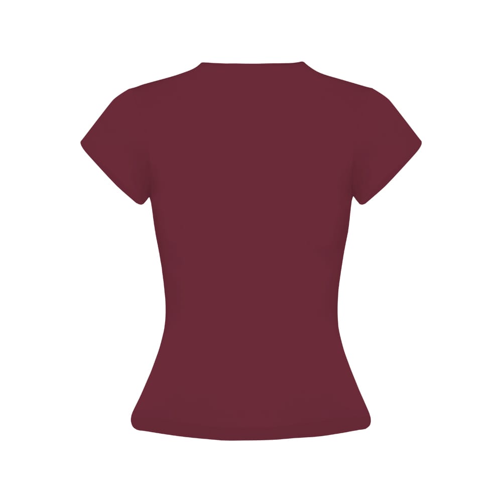 Camiseta Manga Corta Granate