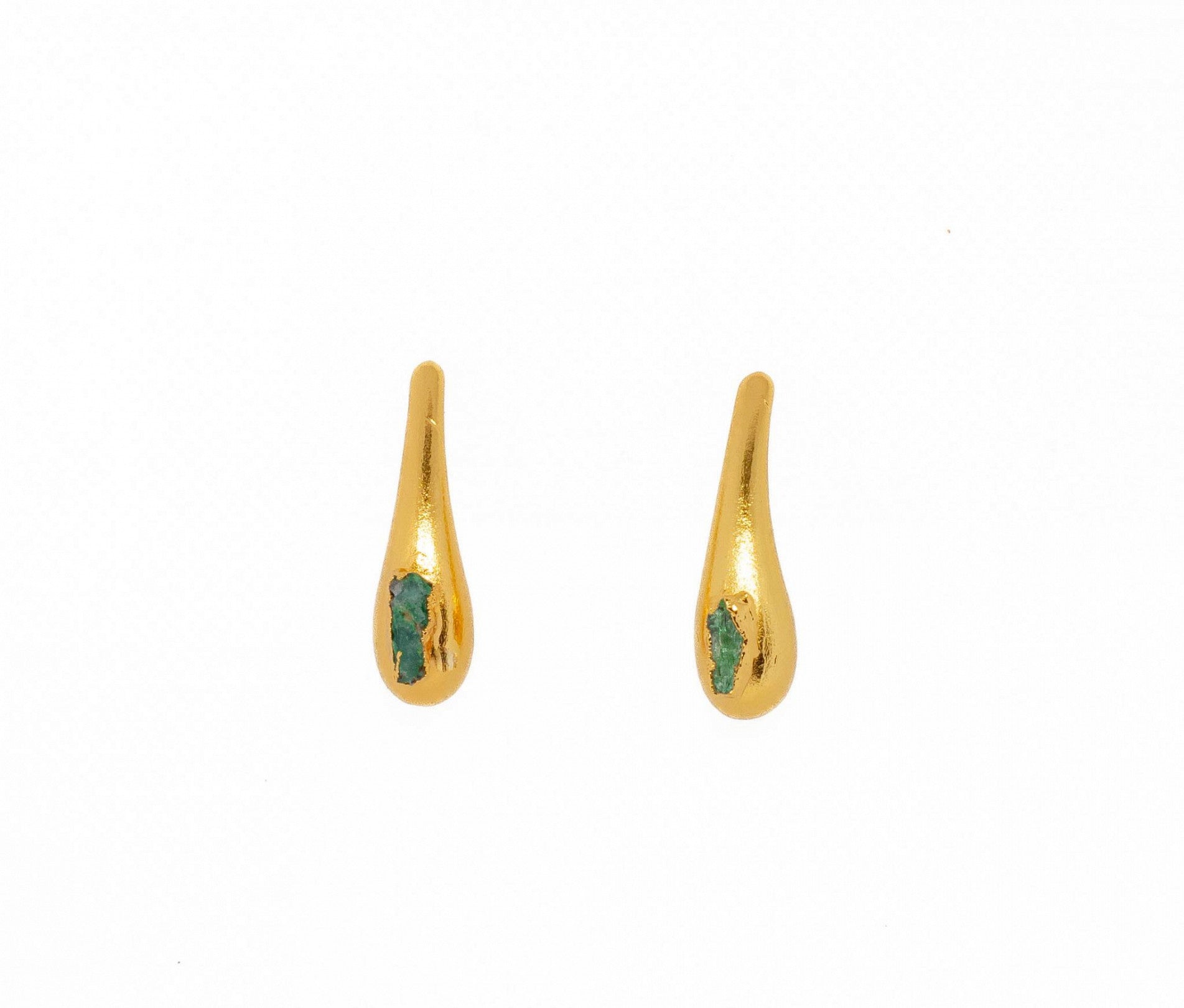 Topos Lágrimas Con Esmeraldas Dorados