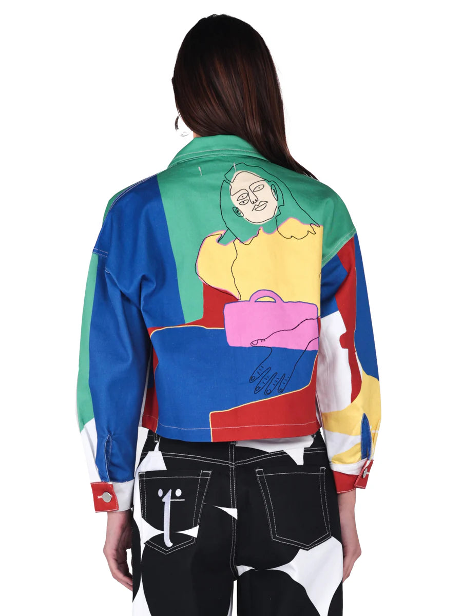 Chaqueta Chava Con Botas Multicolor