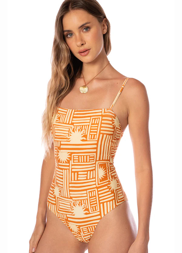 One Piece Silvi Print Sun Essence