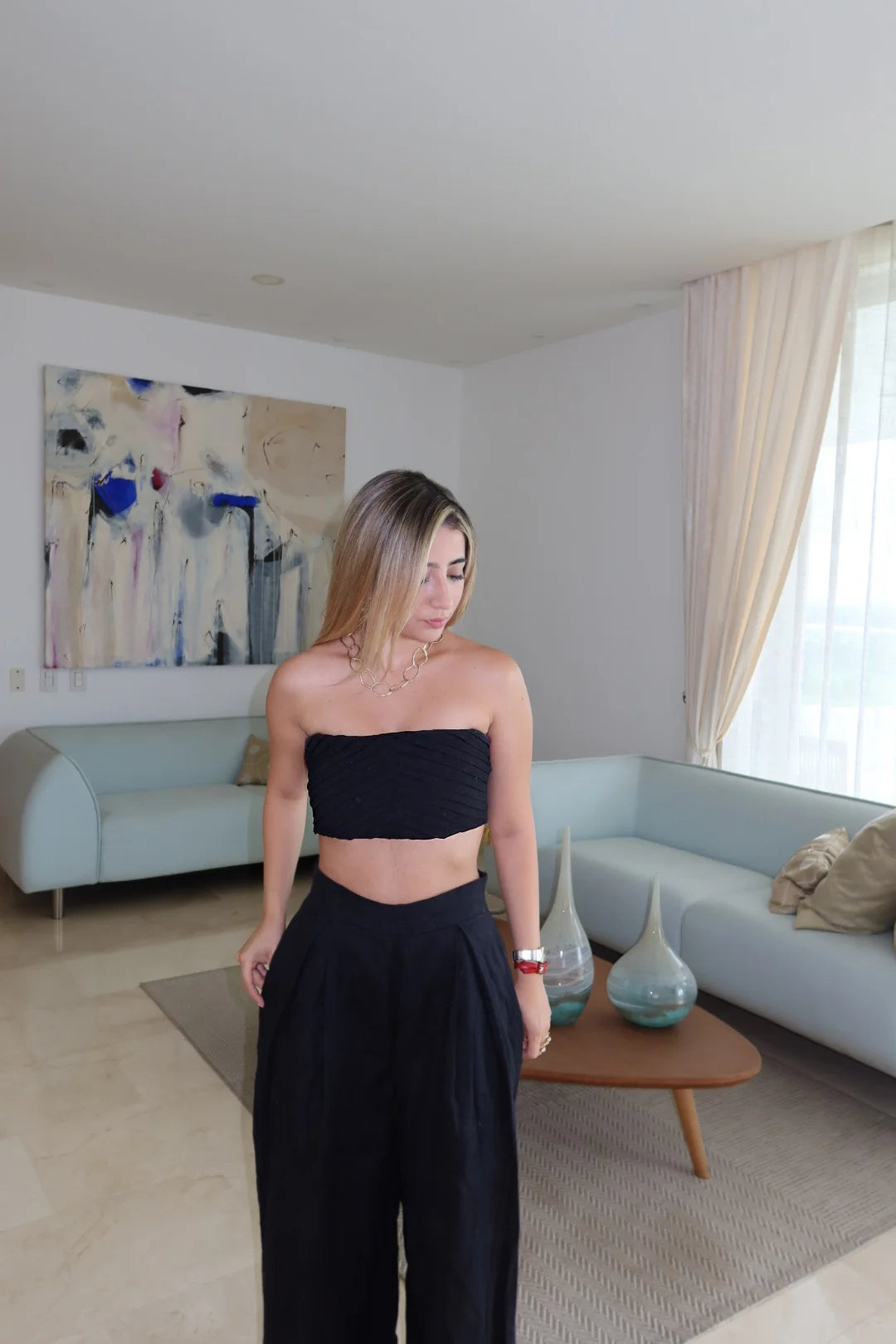 Top Mittos Negro