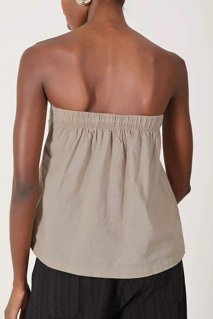 Blusa Strapless Best Beige