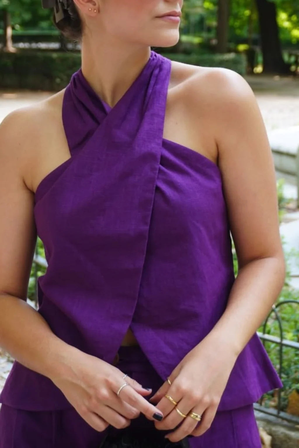 Blusa Castaña