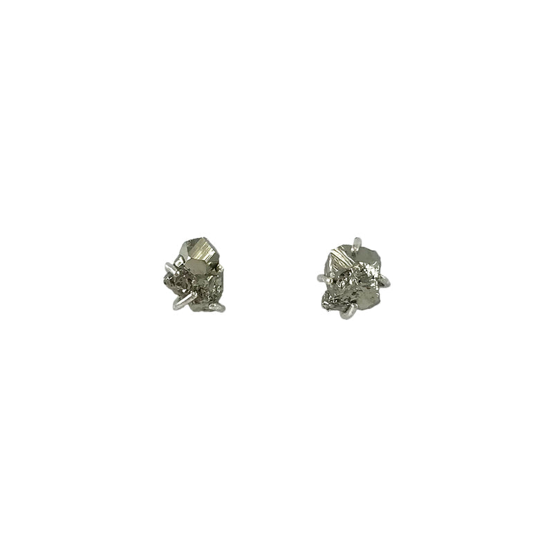 Aretes pirita plata xl