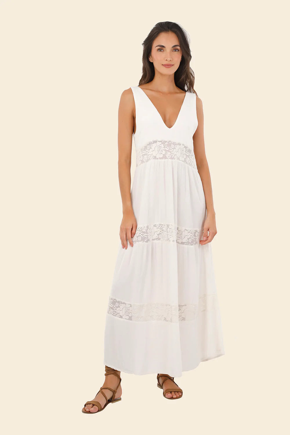 Dress White Gloove Long