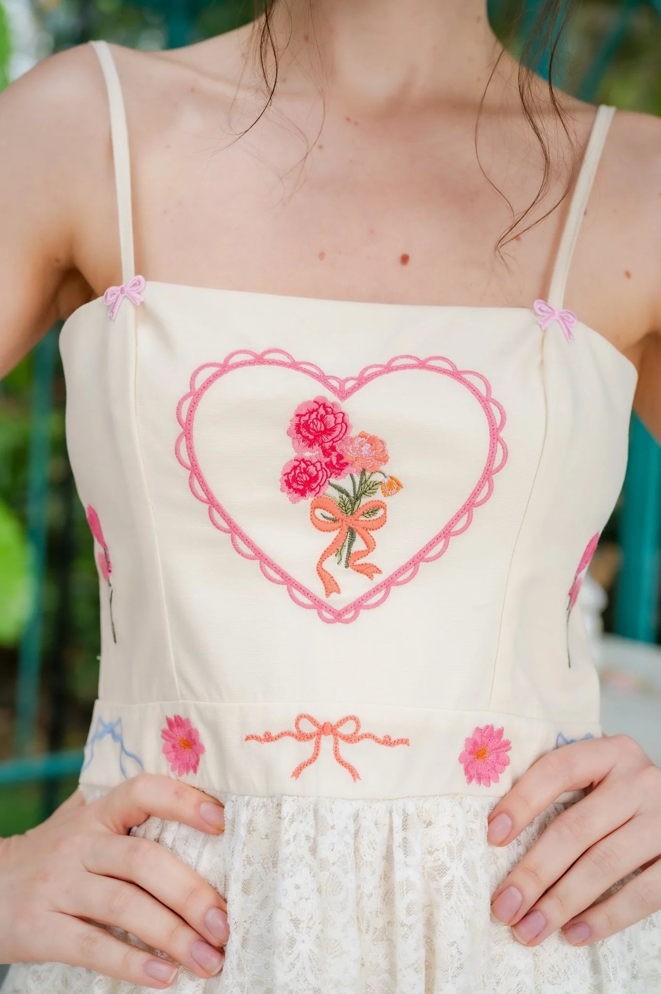 Sweetheart Ivory Mini Dress