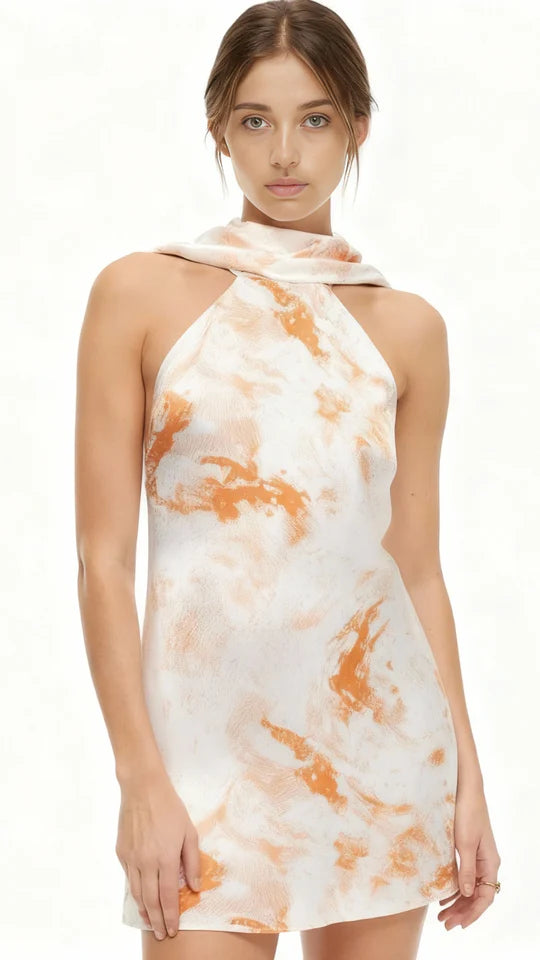 Vestido Iris Cosmos Naranja