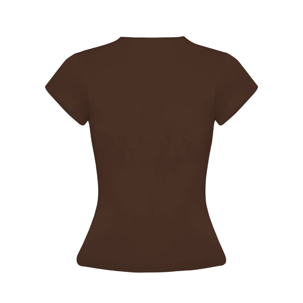 Camiseta Manga Corta Chocolate