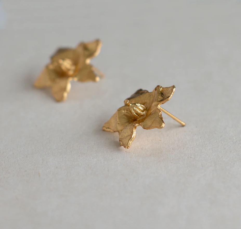 Arete Flor Papa Grande