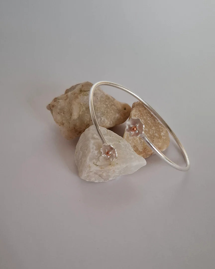 Brazalete Primer Latido Plata