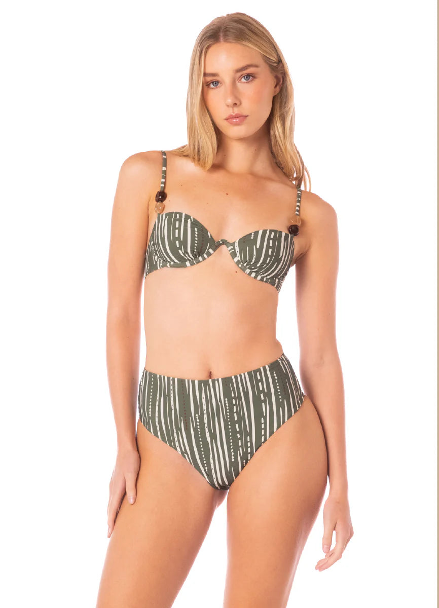 Top Eva & Bottom Izzie Print Cacti Lines