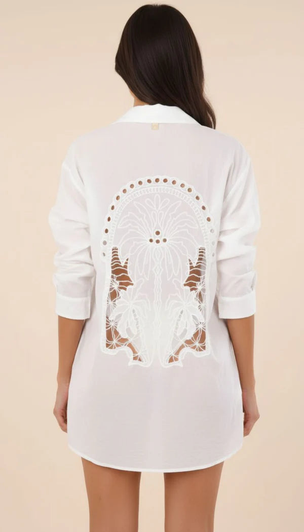 Shirt White Palm Spell