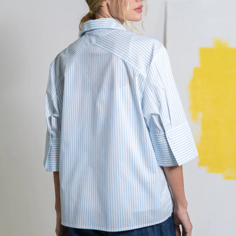 Camisa Silvestre Rayas Azules
