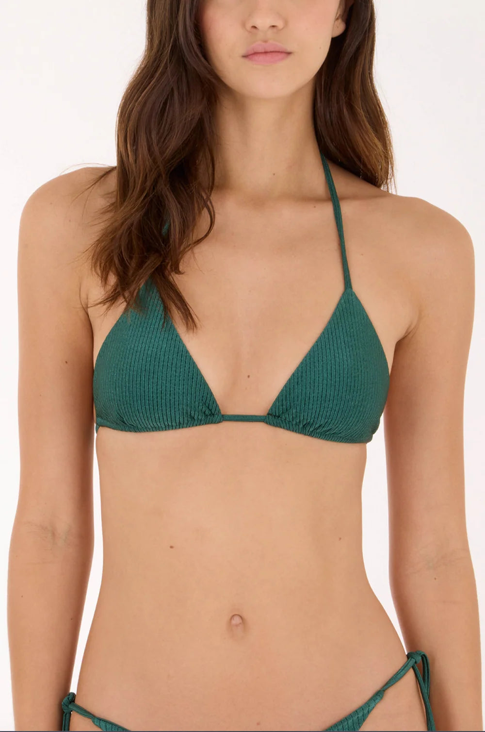 Basal Triangle Top & Dolly Bottom Emerald Rib