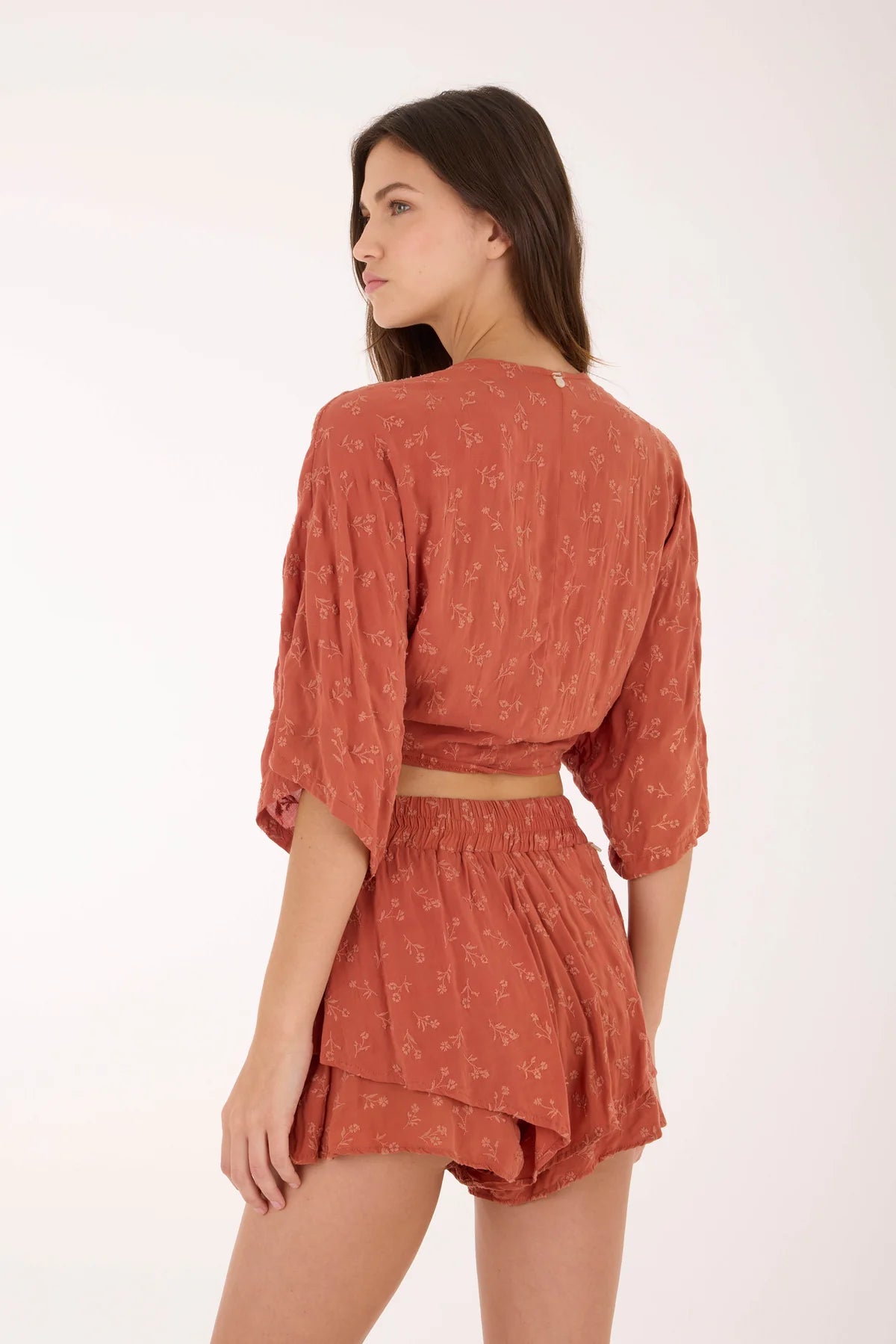 Shirt Sunset Embroidery Isla
