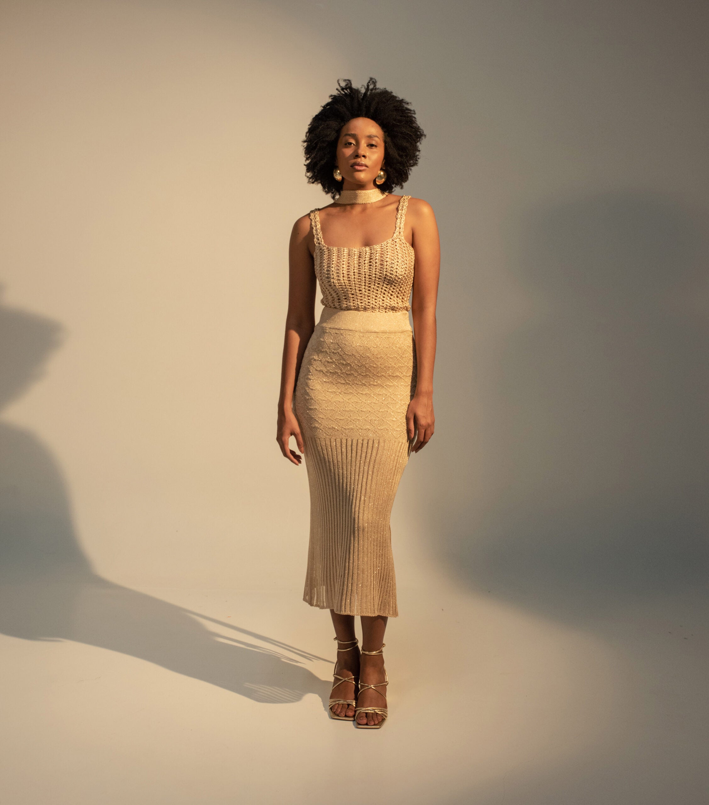 Top Constelación Dorado