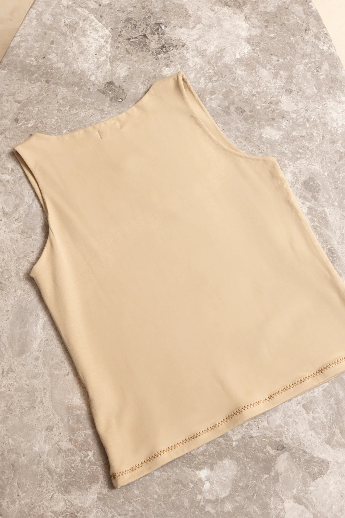 Square Aura Tank - Sand