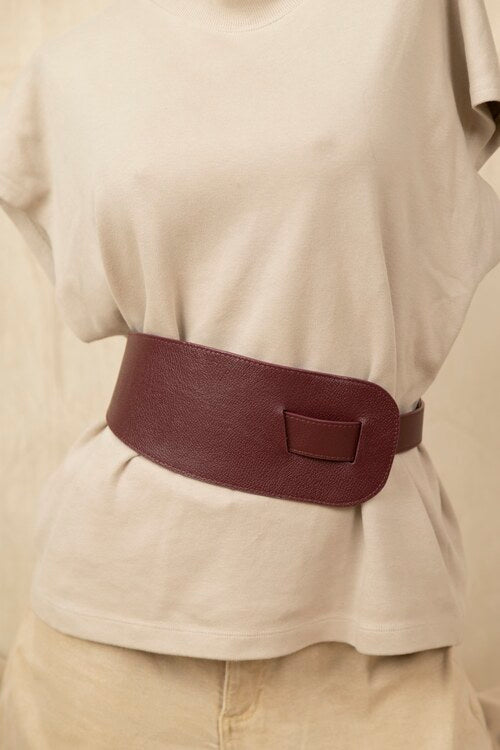 Cinturón Amazona Vinotinto