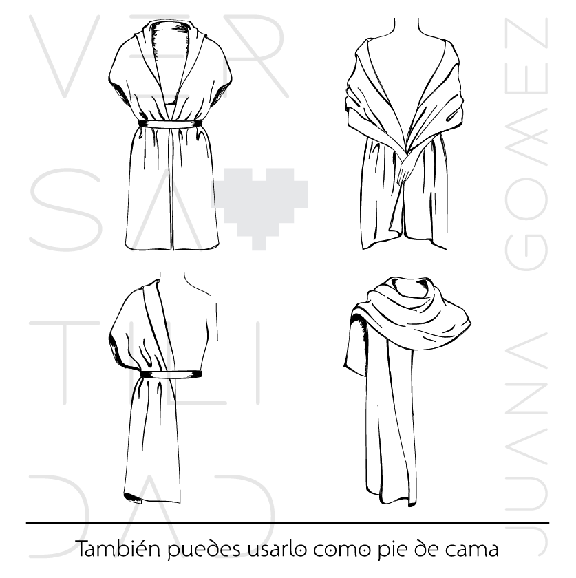 Maxiscarf Dulce Rosa