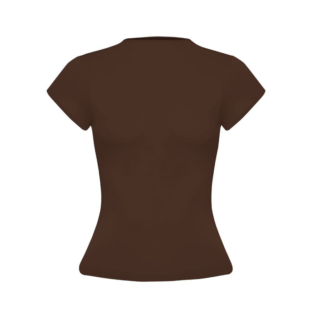 Camiseta Manga Corta Chocolate