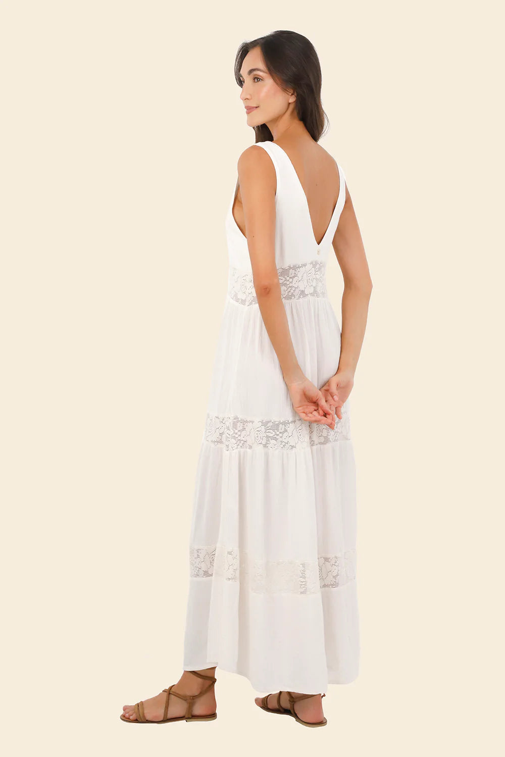 Dress White Gloove Long