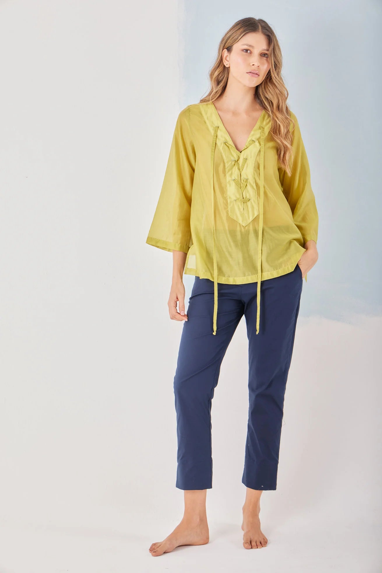 Camisa Leccion Lime