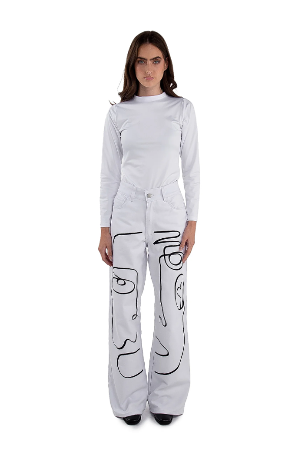 Encontrarse Pant Blanco