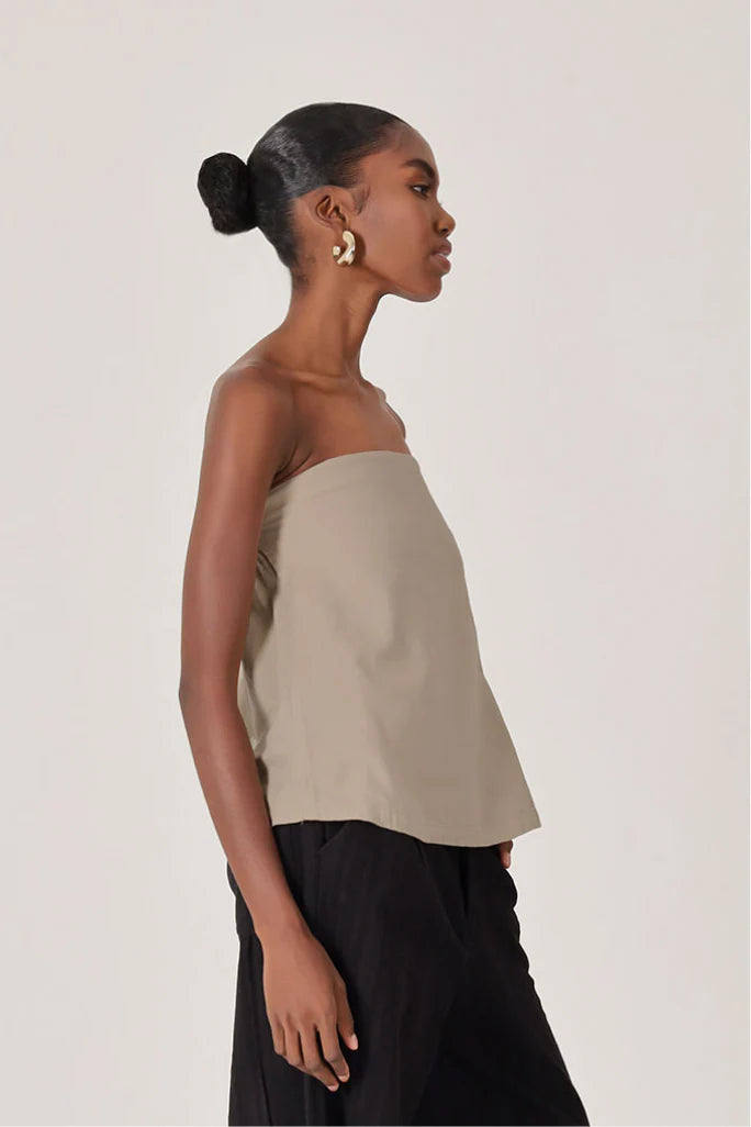Blusa Strapless Best Beige