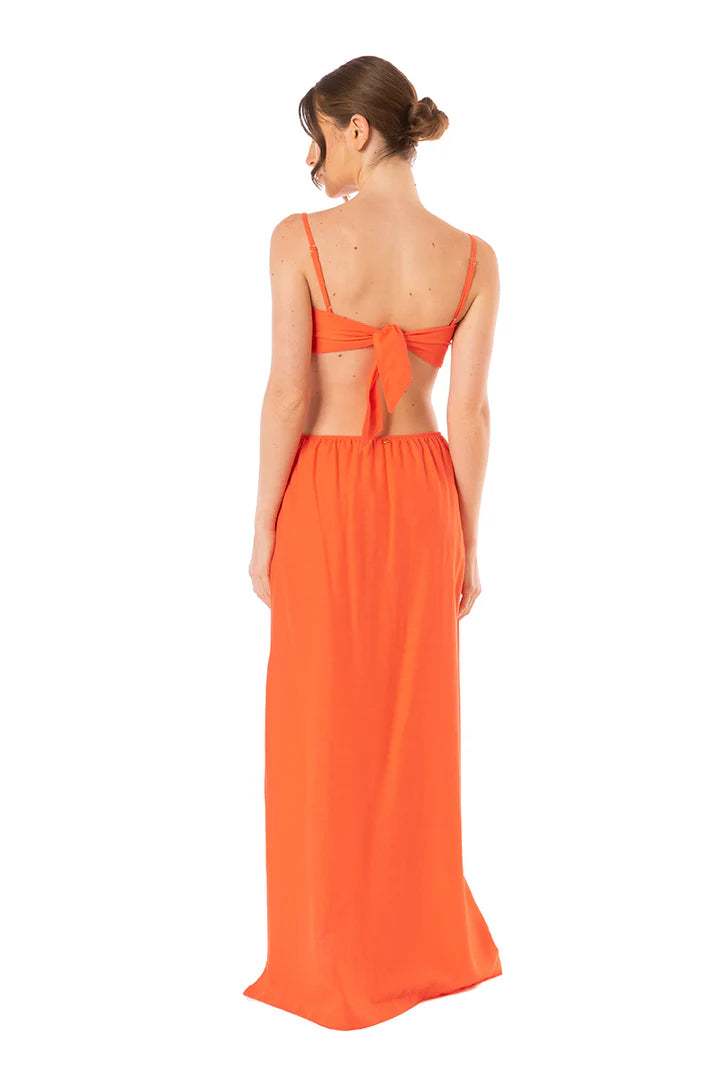 Dress Marea Solid Palmeral