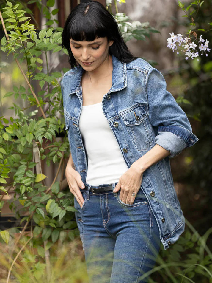 Chaqueta Isabel Azul Medio