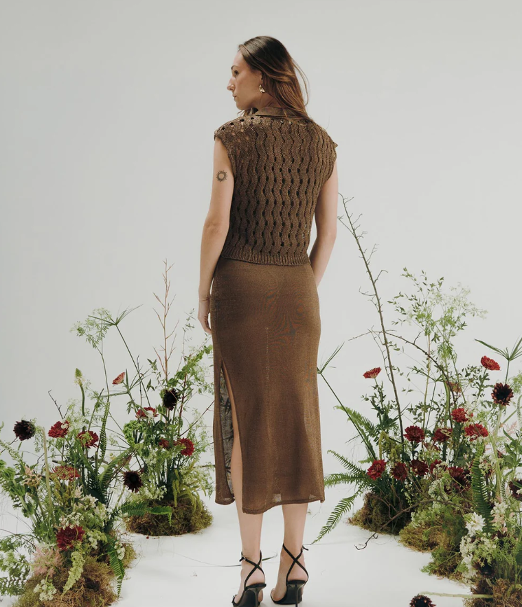 Blusa Viñedo Chocolate