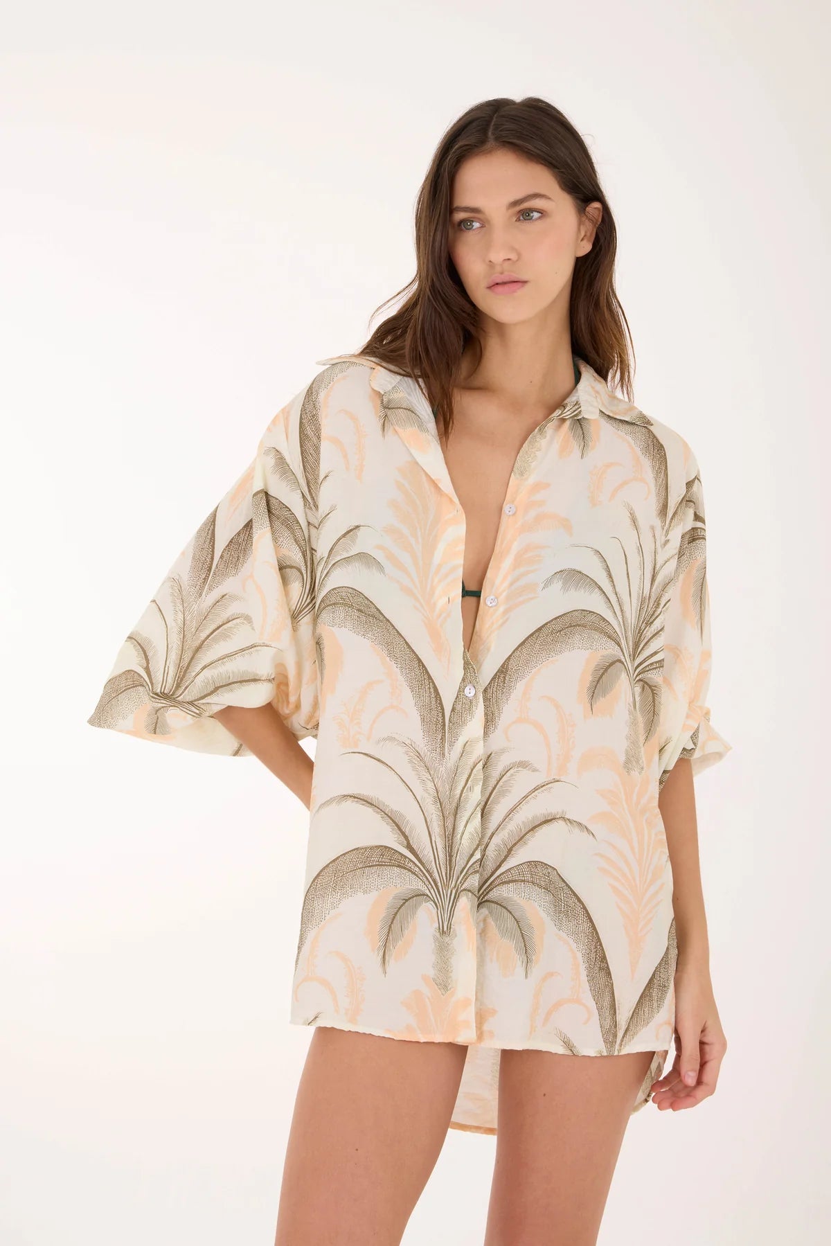 Shirt Akumal Ivory Sunset Oasis