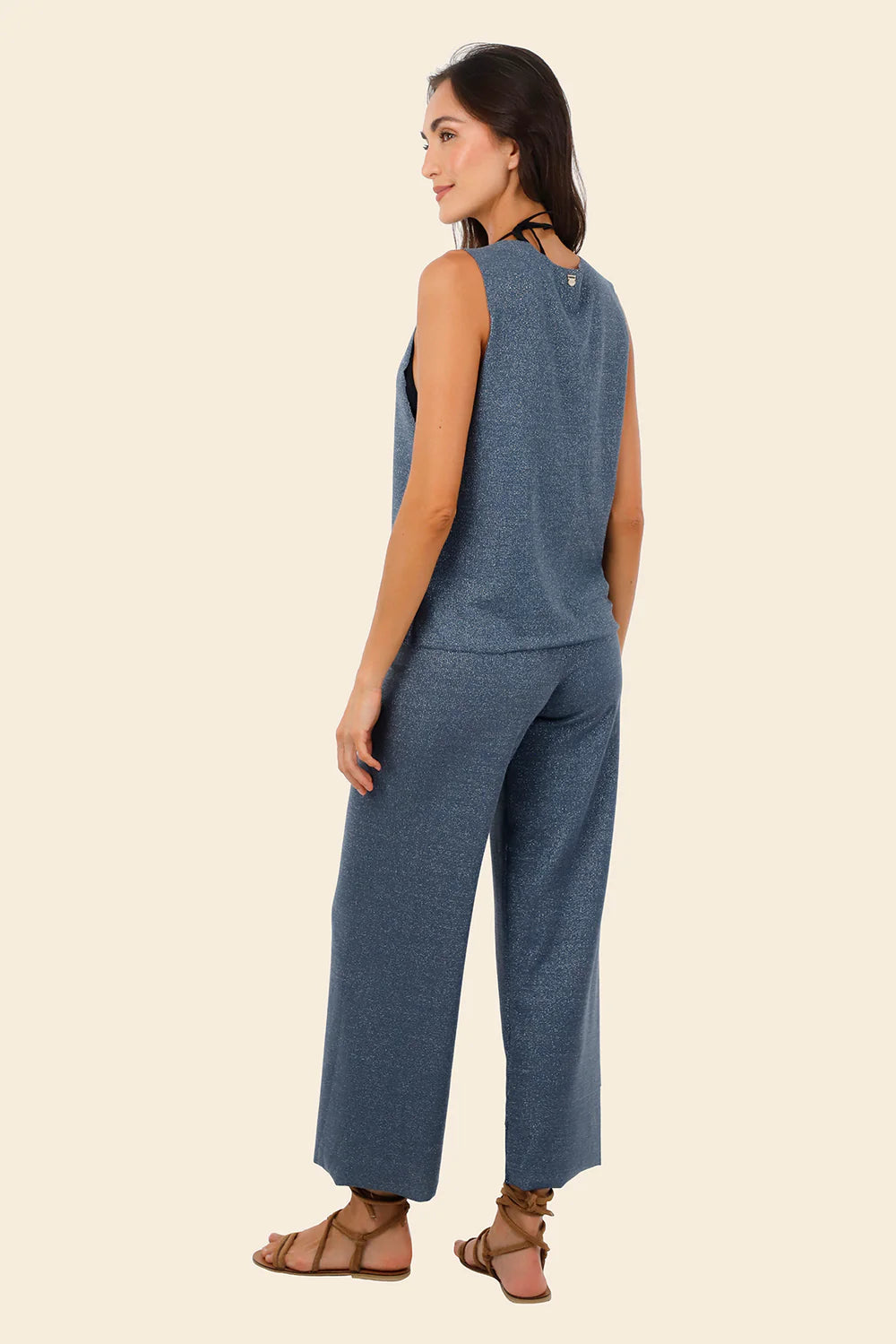 Pant Cove Textured Deep Blue