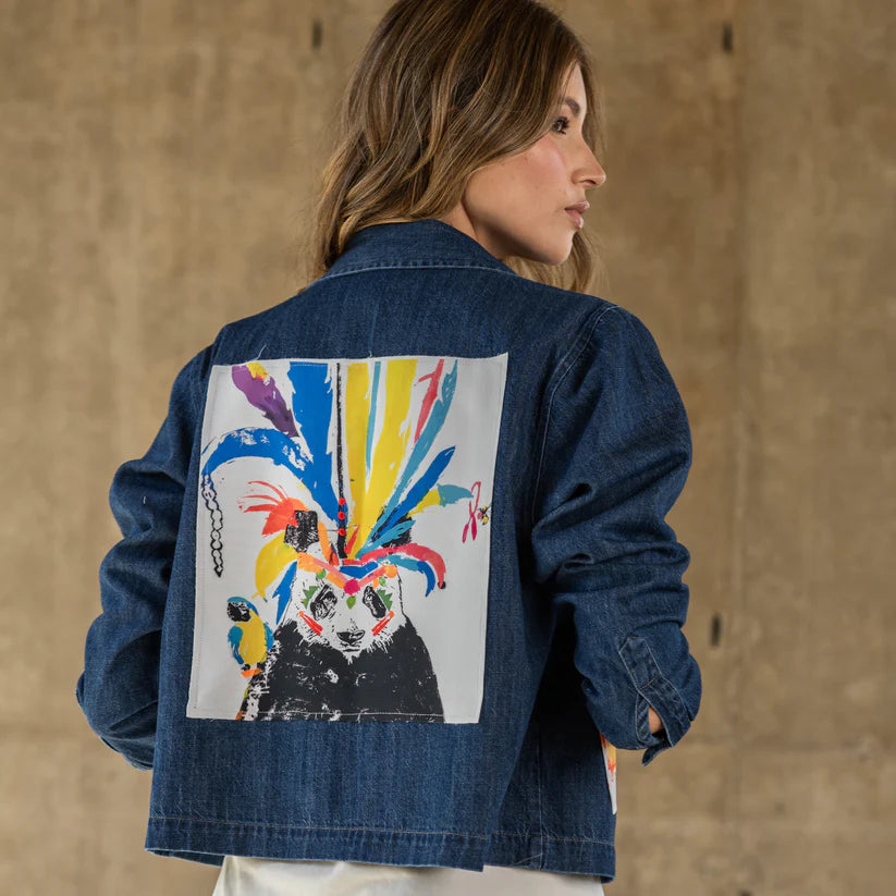 Chaqueta Fruta De La Pasión Indigo