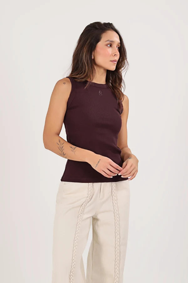 180 Tank Top Merlot
