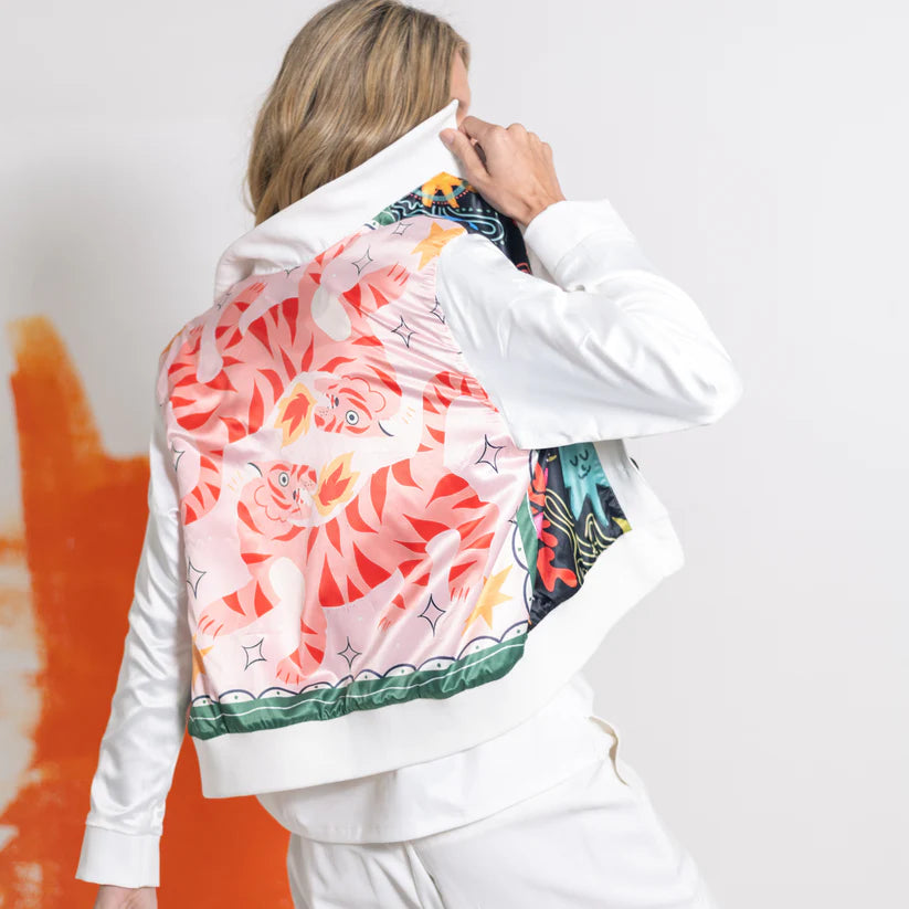 Chaqueta Indómita Doble faz Blanca