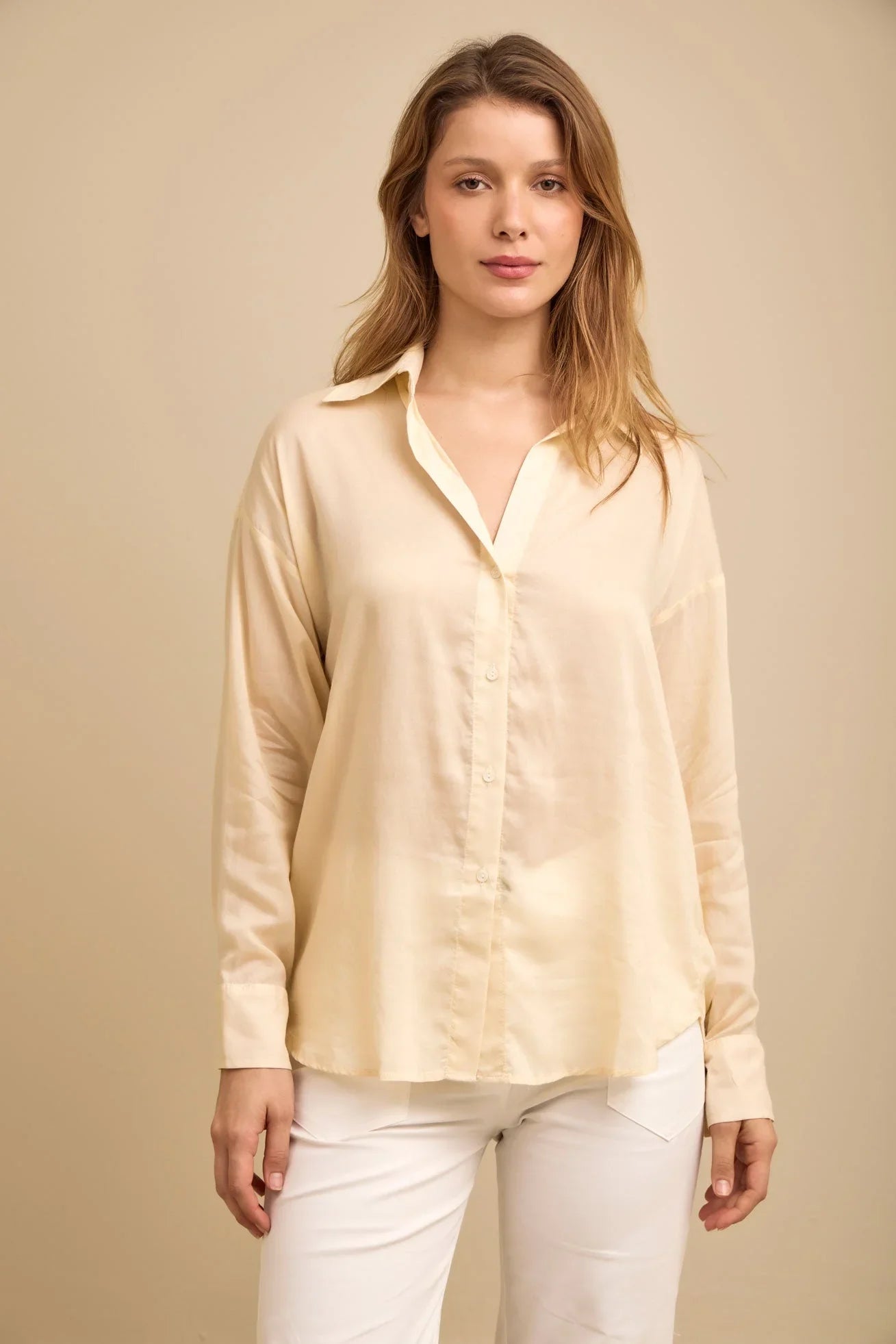 Camisa Odisea Vainilla