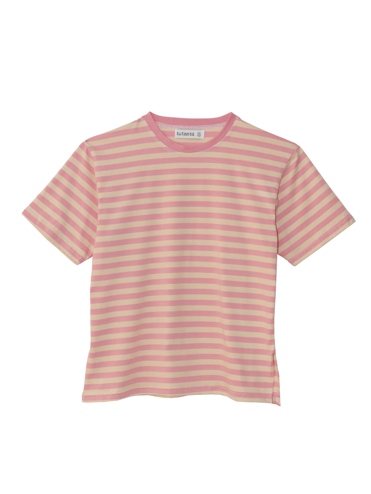 Camiseta Rayas Horizontales Rosa