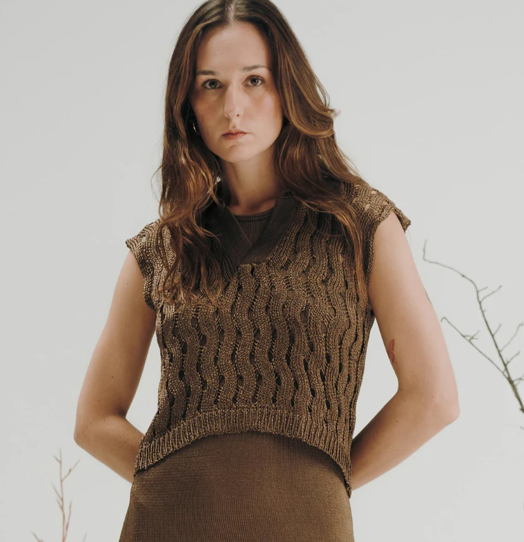 Blusa Viñedo Chocolate