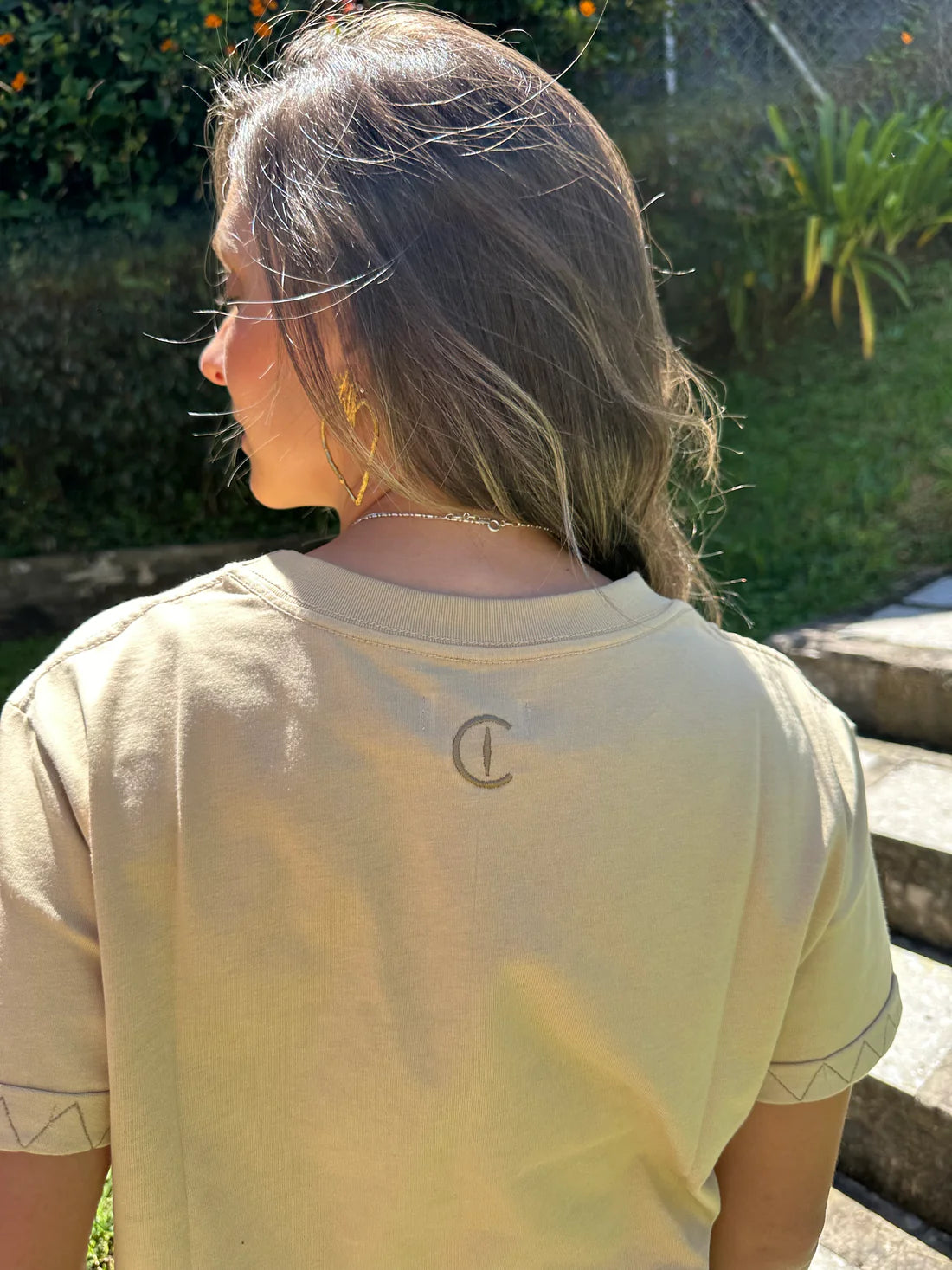 Camiseta Calma Beige