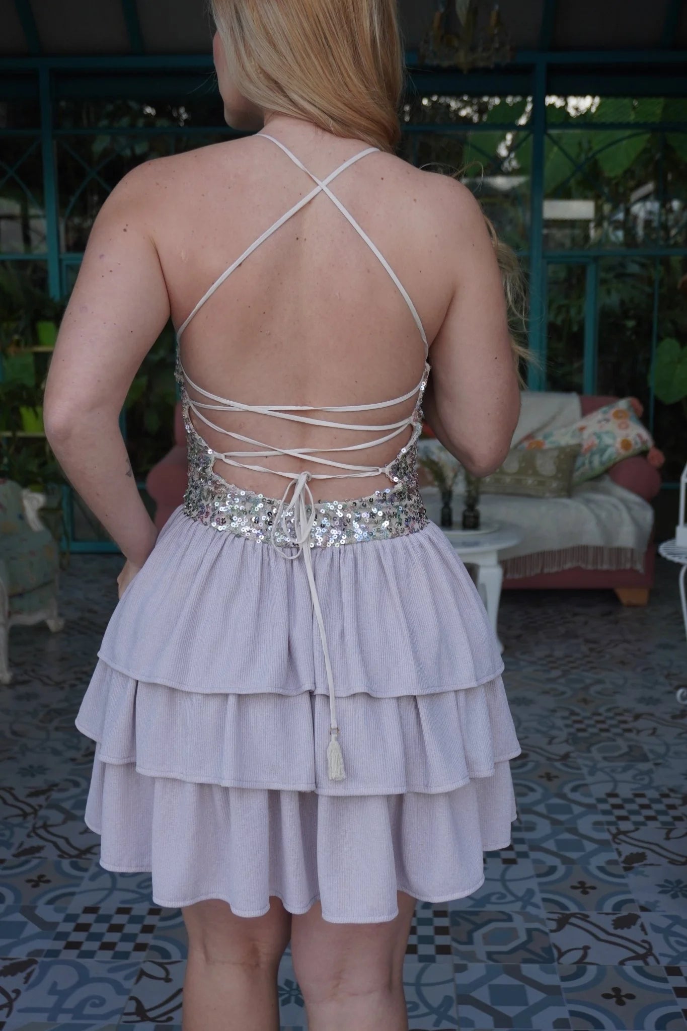 Sparkle Chritsmas Mini Dress