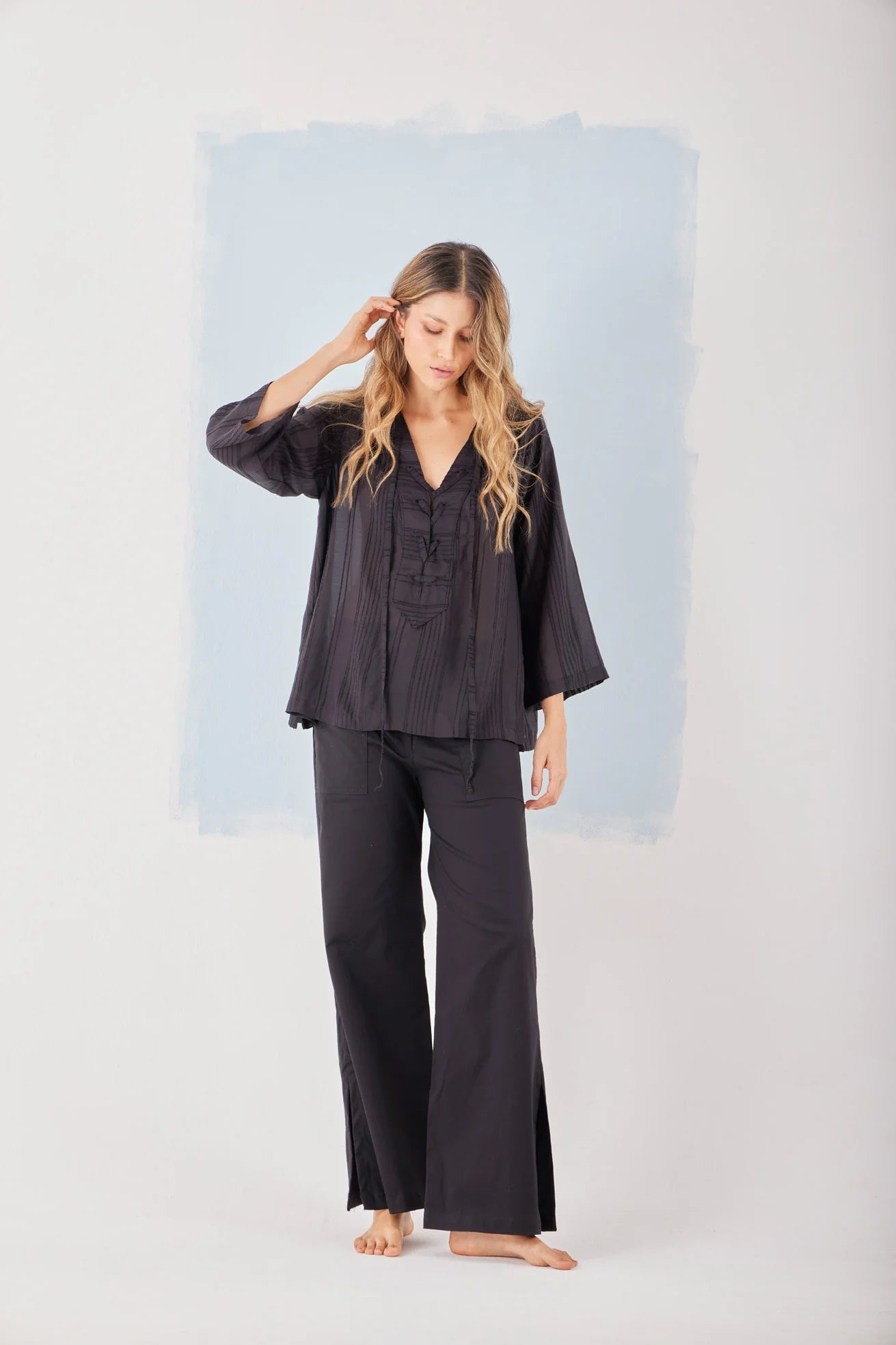 Camisa Leccion Black