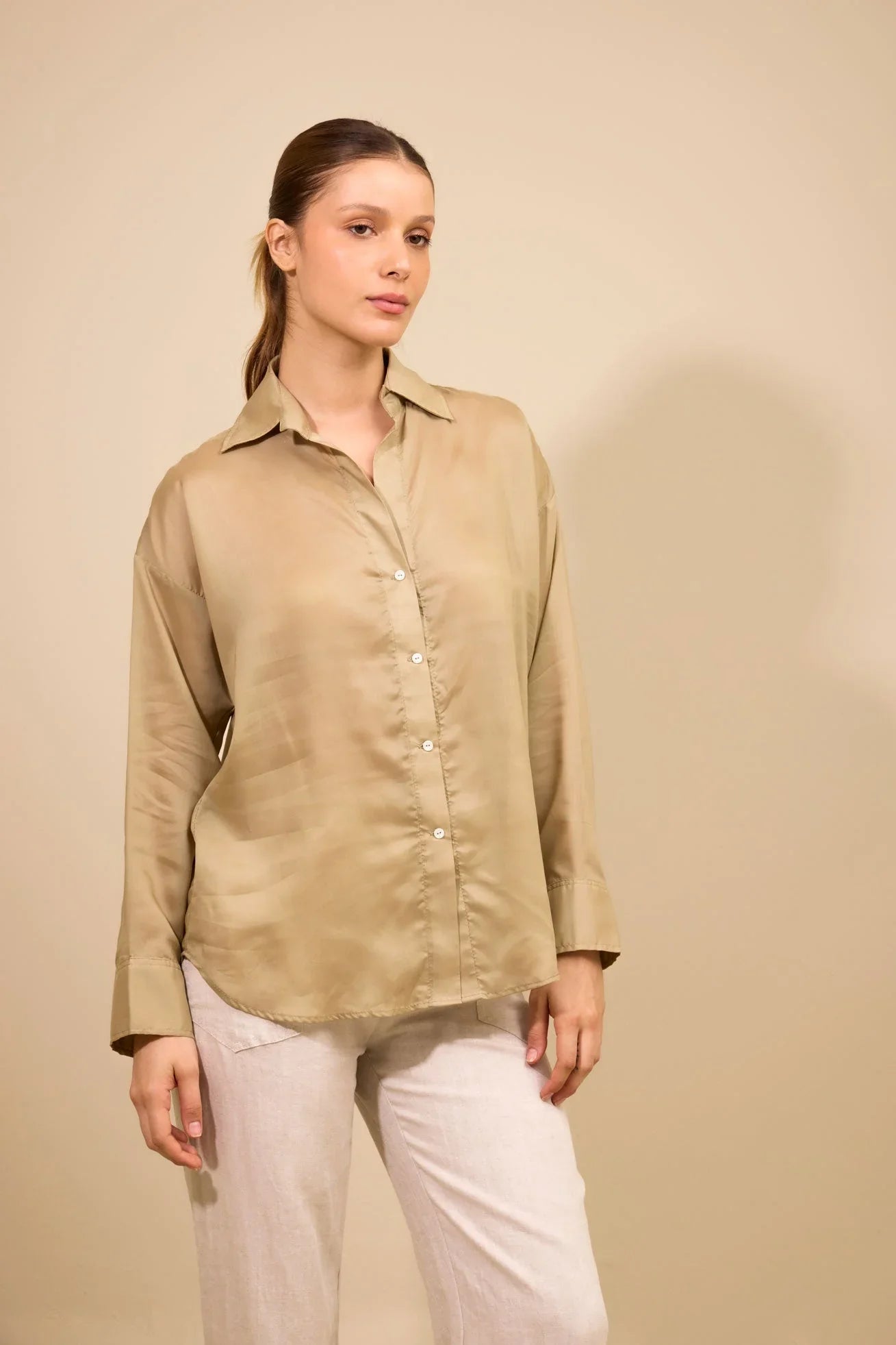 Camisa Odisea Taupe
