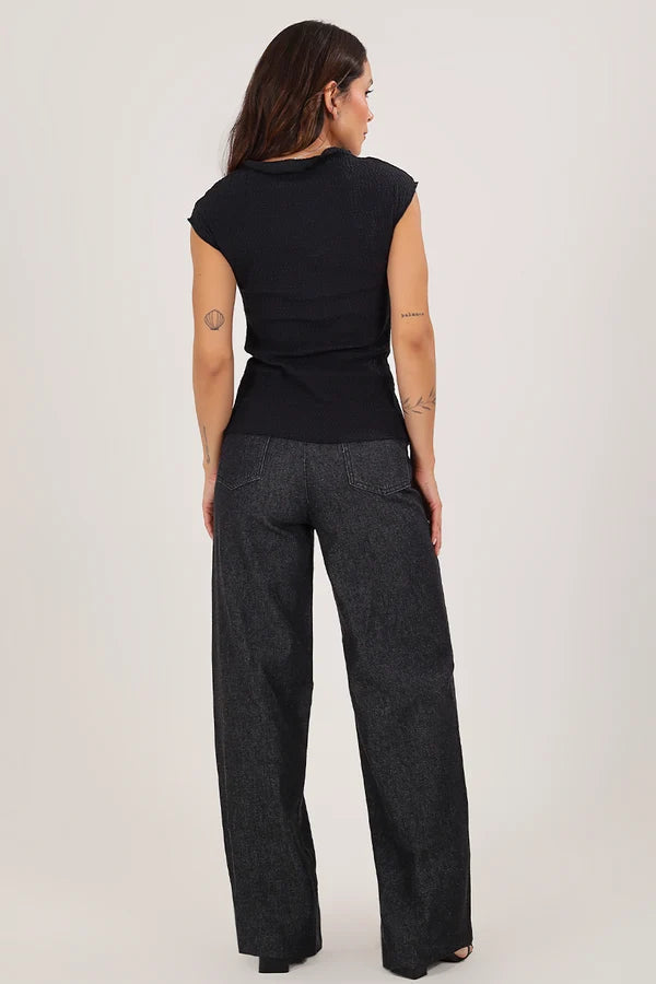 Pantalón Sis Denim Negro