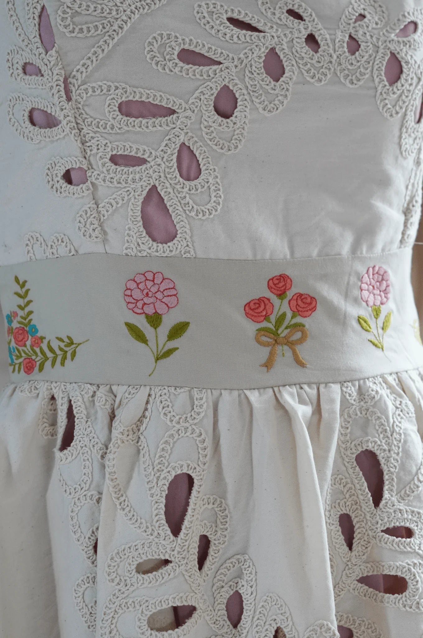 Cream Honey Mini Dress