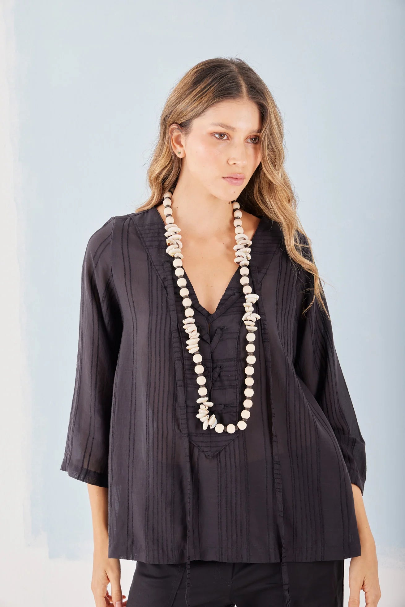 Camisa Leccion Black