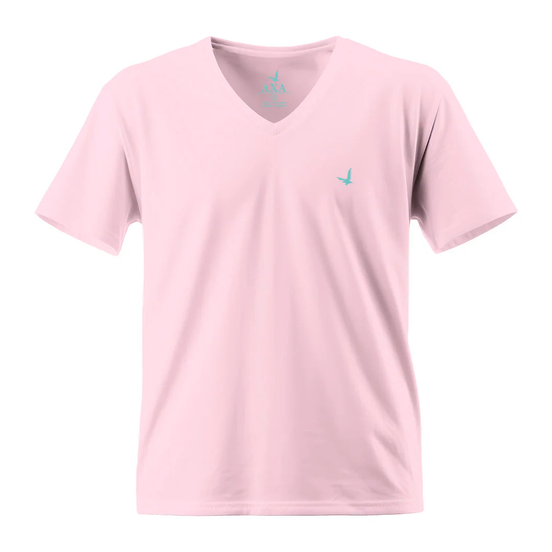 Camiseta Hombre Cuello V Algodón